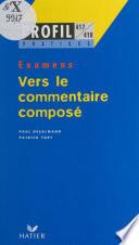 Vers le commentaire composé