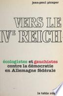 Vers le IVe Reich