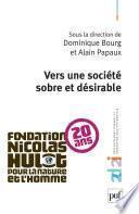 Vers une société sobre et désirable