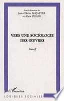 Vers une sociologie des oeuvres