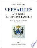 Versailles à travers ces grandes familles