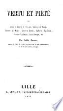 Vertu et piete (etc.)