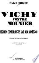 Vichy contre Mounier