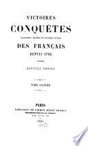 Victoires, conquêtes, déssastres, revers et guerres civiles des Français depuis 1792