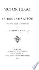 Victor Hugo et la restauration
