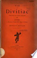 Vie de Divitiac, druide et chef éduen