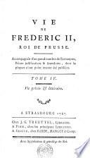VIE DE FREDERIC II, ROI DE PRUSSE