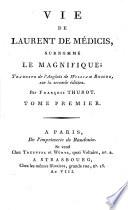 Vie de Laurent de Médicis,