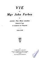 Vie de Mgr John Forbes