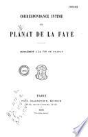 Vie de Planat de la Faye