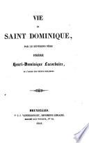 Vie de Saint Dominique