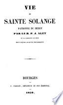 Vie de sainte Solange, patronne du Berry