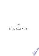 Vie des saints
