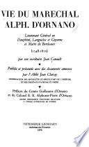 Vie du maréchal Alph. d'Ornano