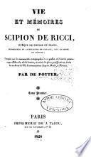 Vie et mémoires de Scipion de Ricci