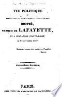 Vie politique de Marie-Paul-Jean-Roch-Yves-Gilbert Motié, marquis de Lafayette