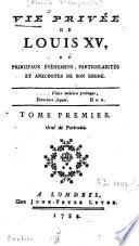 Vie privée de Louis XV