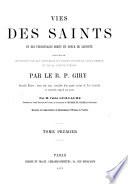 Vies des Saints et des personnages morts en odeur de sainteté