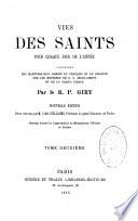 Vies des Saints pour chaque jour de l'année... revue par l'abbé Guillaume