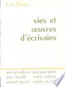 Vies et œuvres d'écrivains