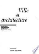 Ville et architecture