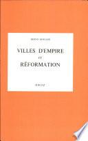 Villes d'empire et Réformation