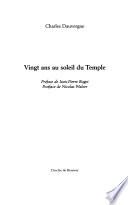 Vingt ans au soleil du Temple