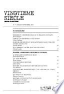 Vingtième siècle
