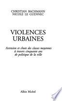 Violences urbaines