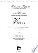 Violon: Anonyme ; Labadens ; L'Abbe le Fils ; Tarade ; Laborde ; Corrette