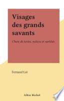 Visages des grands savants