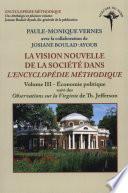 Vision nouvelle de la société dans L'Encyclopédie méthodique