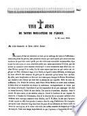 Vive Jésus. De notre monastère de Padoue, le 20 mars 1852
