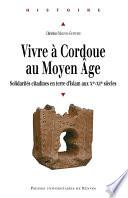 Vivre à Cordoue au Moyen Âge