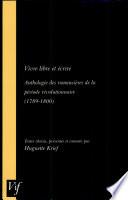 Vivre libre et écrire