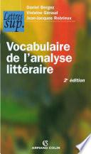 Vocabulaire de l'analyse littéraire
