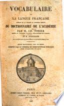 Vocabulaire de la langue française