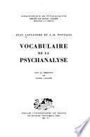 Vocabulaire de la psychanalyse