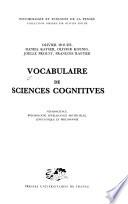 Vocabulaire de sciences cognitives