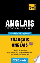 Vocabulaire Français-Anglais britannique pour l'autoformation - 3000 mots