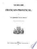 Vocabulaire français-provençal