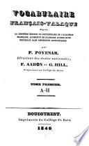 Vocabulaire français-valaque, ...: A-H