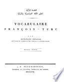 Vocabulaire François-Turc