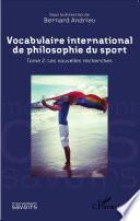 Vocabulaire international de philosophie du sport