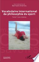 Vocabulaire international de philosophie du sport