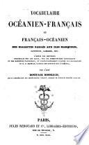 Vocabulaire océanien-français et français-océanien