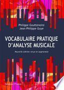 Vocabulaire pratique d'analyse musicale
