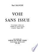Voie sans issue