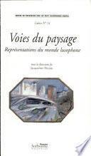 Voies du paysage
