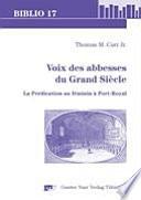 Voix des abbesses du grand siècle